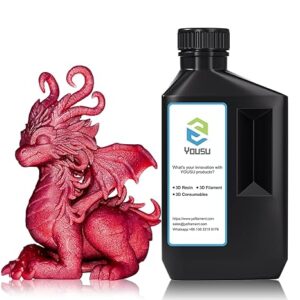 Resina Color Rojo Metalizado 1kg