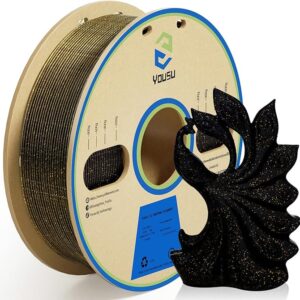 Filamento Black Gold Glitter 250Gr