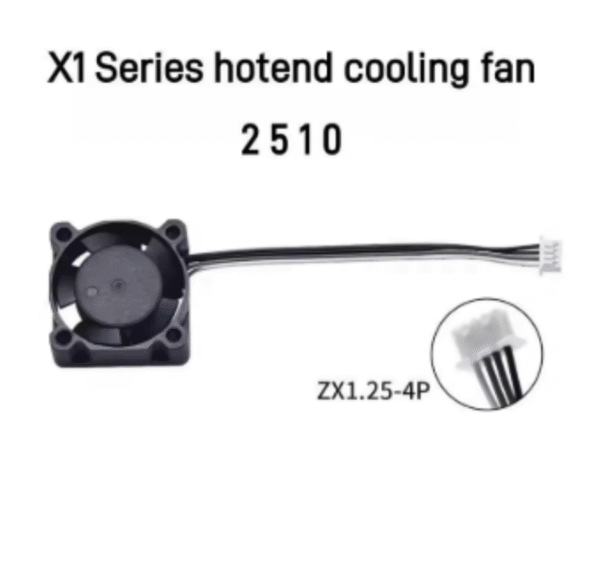 Ventilador 25x10 Bambu Lab X1 X1C