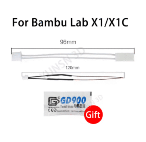 Kit Calefactor Y Termistor Bambu Lab X1 X1C