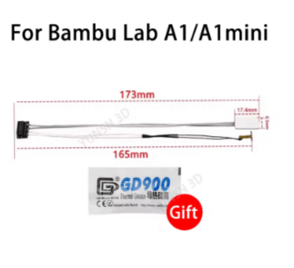 Kit Calefactor Y Termistor Bambu Lab A1 A1 Mini