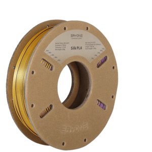 filamento PLA tricolor Gold - Purple - Black de seda 250G