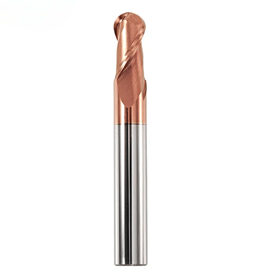 Fresa de punta esférica 2mm de 2 flautas