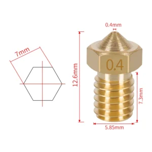 Boquilla V5 V6 E3D 0.4mm
